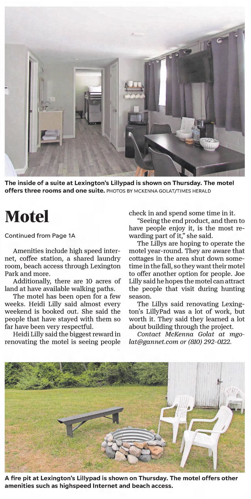 Lexingtons LillyPad (Azure Tides, Lexington Budget Motel) - Jun 20 2023 Article (newer photo)